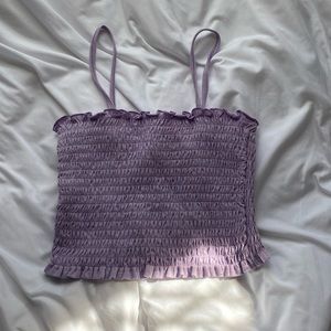 Wild Fable Light Purple Crop Top Small